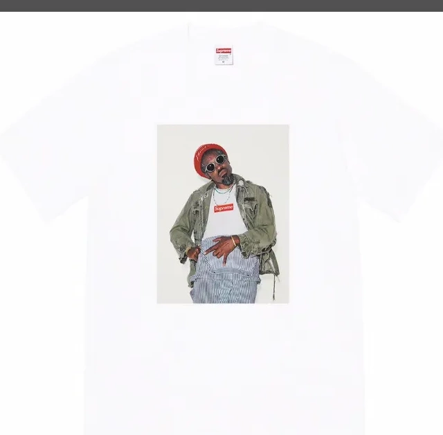 Black T-shirt 22FW é sleeved Short M Benjamin Andr L Person Tee White XL é S Andr and Photo 1001